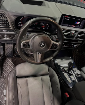 Cleaned BMW M8 Competition interior